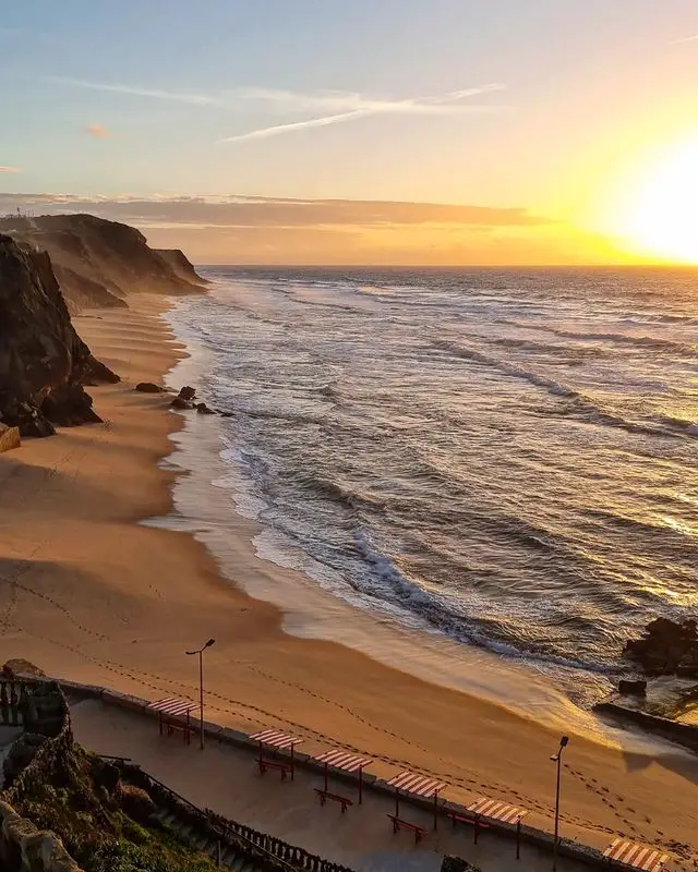 Landscape in Santa Cruz, Portugal