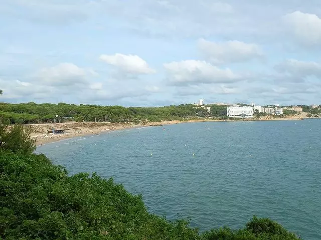 Llarga Beach in Spain